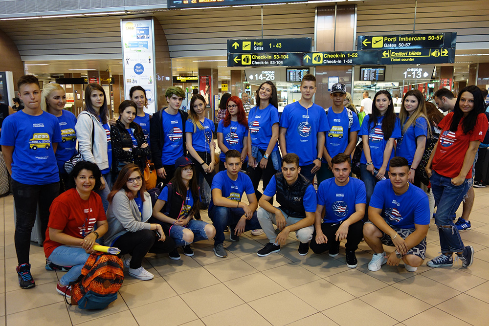 Tabara grup lb. Engleza, Fort Lauderdale, Miami USA 24 iul-07 aug - Mirunette 2016 (Aeroport)