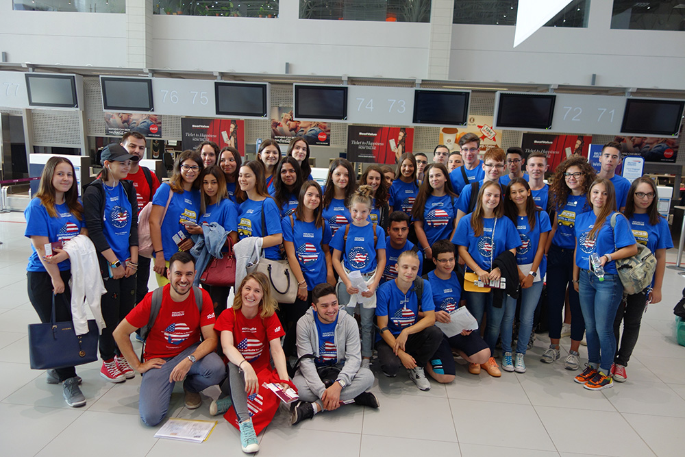 Tabara grup lb. Engleza, Fordham University, New York USA 24 iul-07 aug - Mirunette 2016 (Aeroport)