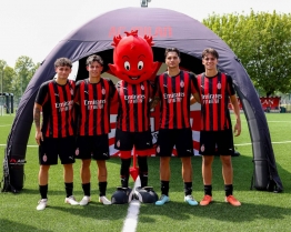 Tabara de fotbal AC Milan - Milano, Italia